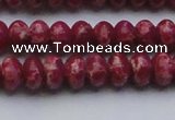 CDE2626 15.5 inches 8*12mm rondelle dyed sea sediment jasper beads