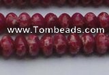 CDE2626 15.5 inches 8*12mm rondelle dyed sea sediment jasper beads