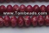 CDE2628 15.5 inches 12*16mm rondelle dyed sea sediment jasper beads