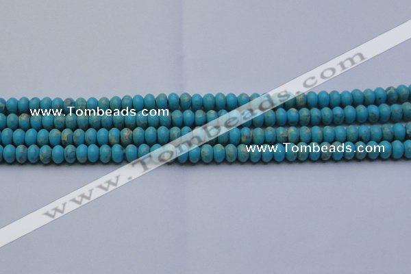 CDE2640 15.5 inches 5*8mm rondelle dyed sea sediment jasper beads