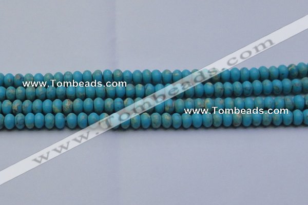 CDE2642 15.5 inches 8*12mm rondelle dyed sea sediment jasper beads