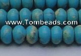 CDE2645 15.5 inches 13*18mm rondelle dyed sea sediment jasper beads