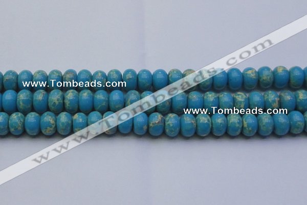 CDE2655 15.5 inches 15*20mm rondelle dyed sea sediment jasper beads