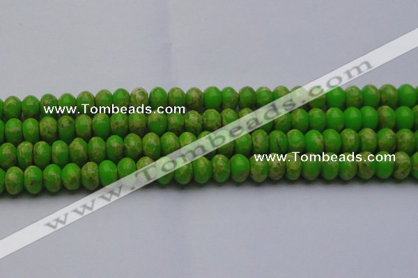 CDE2662 15.5 inches 15*20mm rondelle dyed sea sediment jasper beads