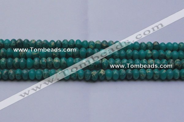 CDE2669 15.5 inches 13*18mm rondelle dyed sea sediment jasper beads