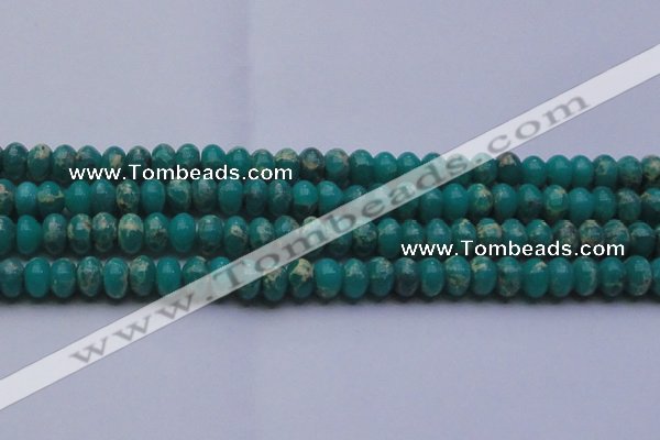 CDE2670 15.5 inches 15*20mm rondelle dyed sea sediment jasper beads