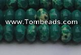 CDE2677 15.5 inches 13*18mm rondelle dyed sea sediment jasper beads