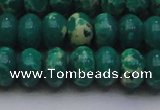 CDE2678 15.5 inches 15*20mm rondelle dyed sea sediment jasper beads