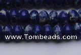 CDE2682 15.5 inches 8*12mm rondelle dyed sea sediment jasper beads