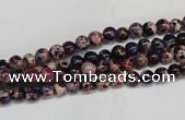 CDE360 15.5 inches 4mm round dyed sea sediment jasper beads