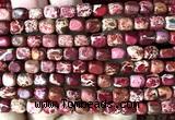 CDE3903 15 inches 5*7mm nuggets sea sediment jasper beads