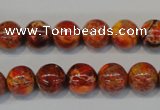 CDE493 15.5 inches 10mm round dyed sea sediment jasper beads