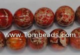 CDE495 15.5 inches 14mm round dyed sea sediment jasper beads