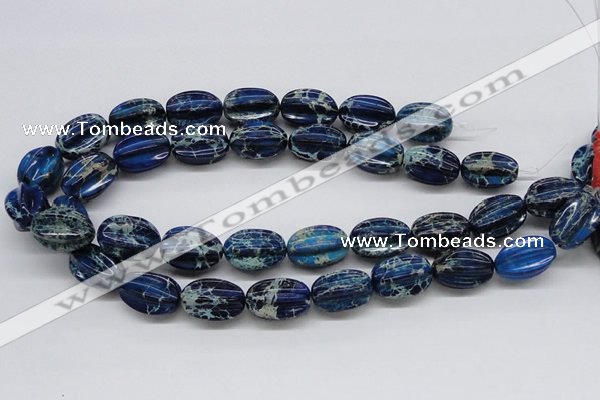 CDE61 15.5 inches 16*23mm star fruit shaped dyed sea sediment jasper beads
