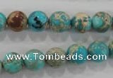 CDE803 15.5 inches 10mm round dyed sea sediment jasper beads wholesale