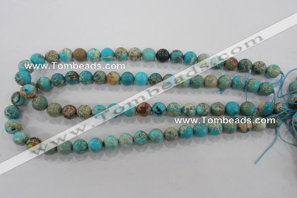 CDE803 15.5 inches 10mm round dyed sea sediment jasper beads wholesale