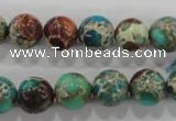 CDE804 15.5 inches 11mm round dyed sea sediment jasper beads wholesale