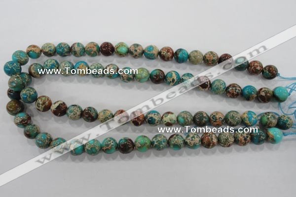 CDE804 15.5 inches 11mm round dyed sea sediment jasper beads wholesale