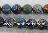 CDE814 15.5 inches 10mm round dyed sea sediment jasper beads wholesale