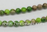 CDE82 15.5 inches 6mm round dyed sea sediment jasper beads