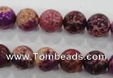 CDE833 15.5 inches 10mm round dyed sea sediment jasper beads wholesale