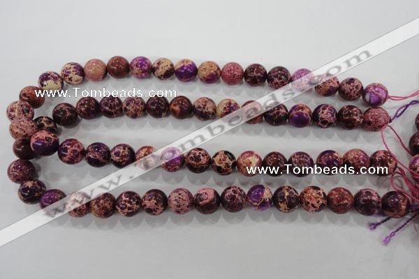 CDE833 15.5 inches 10mm round dyed sea sediment jasper beads wholesale