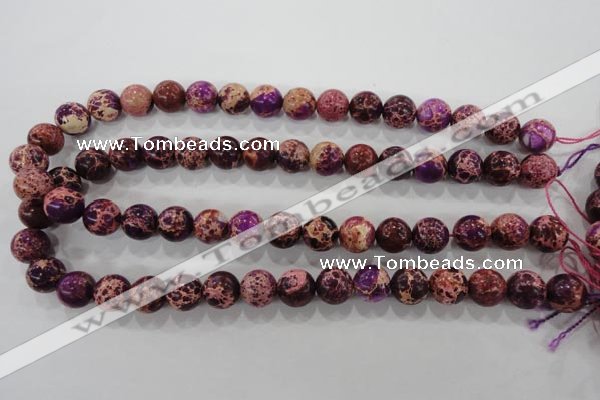 CDE834 15.5 inches 12mm round dyed sea sediment jasper beads wholesale