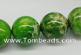 CDE84 15.5 inches 18mm round dyed sea sediment jasper beads