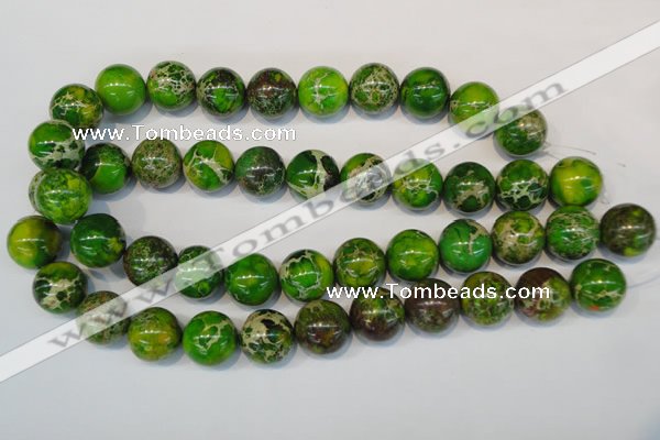 CDE84 15.5 inches 18mm round dyed sea sediment jasper beads