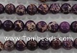 CDE842 15.5 inches 8mm round dyed sea sediment jasper beads wholesale