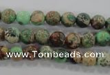 CDE851 15.5 inches 6mm round dyed sea sediment jasper beads wholesale