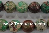 CDE855 15.5 inches 14mm round dyed sea sediment jasper beads wholesale