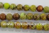 CDE862 15.5 inches 8mm round dyed sea sediment jasper beads wholesale