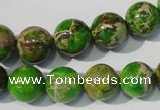 CDE922 15.5 inches 12mm round dyed sea sediment jasper beads