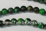 CDE956 15.5 inches 8mm round dyed sea sediment jasper beads