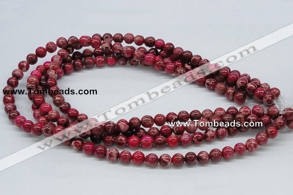 CDI03 16 inches 8mm round dyed imperial jasper beads wholesale