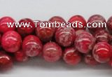 CDI04 16 inches 10mm round dyed imperial jasper beads wholesale