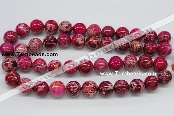 CDI05 16 inches 18mm round dyed imperial jasper beads wholesale