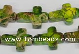 CDI131 15.5 inches 15*20mm cross dyed imperial jasper beads