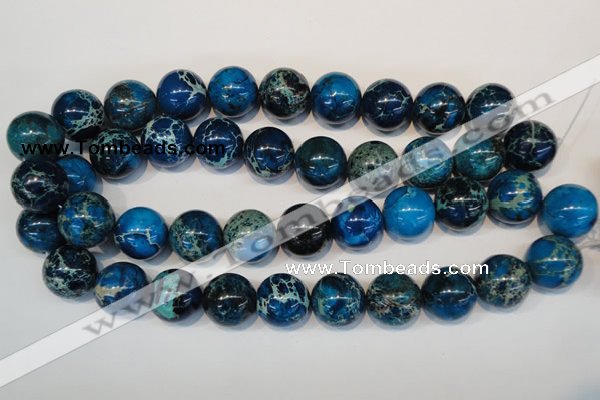 CDI222 15.5 inches 20mm round dyed imperial jasper beads