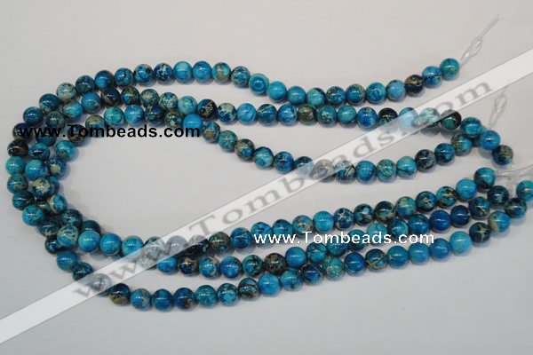 CDI266 15.5 inches 8mm round dyed imperial jasper beads