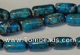 CDI285 15.5 inches 8*16mm column dyed imperial jasper beads