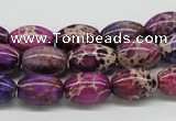 CDI31 16 inches 10*14mm rice dyed imperial jasper beads wholesale