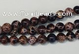 CDI361 15.5 inches 6mm round dyed imperial jasper beads