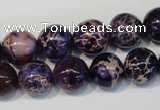 CDI364 15.5 inches 12mm round dyed imperial jasper beads