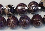 CDI365 15.5 inches 14mm round dyed imperial jasper beads