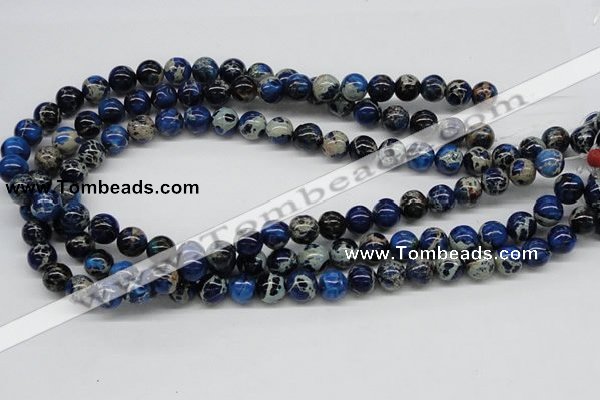 CDI44 16 inches 10mm round dyed imperial jasper beads wholesale