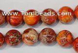 CDI494 15.5 inches 12mm round dyed imperial jasper beads