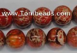 CDI495 15.5 inches 14mm round dyed imperial jasper beads