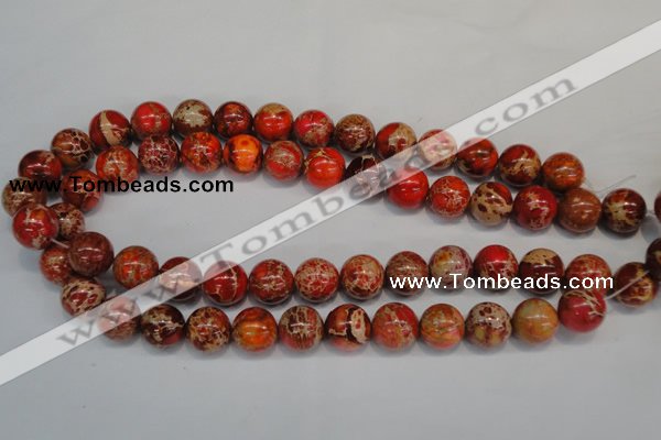 CDI495 15.5 inches 14mm round dyed imperial jasper beads